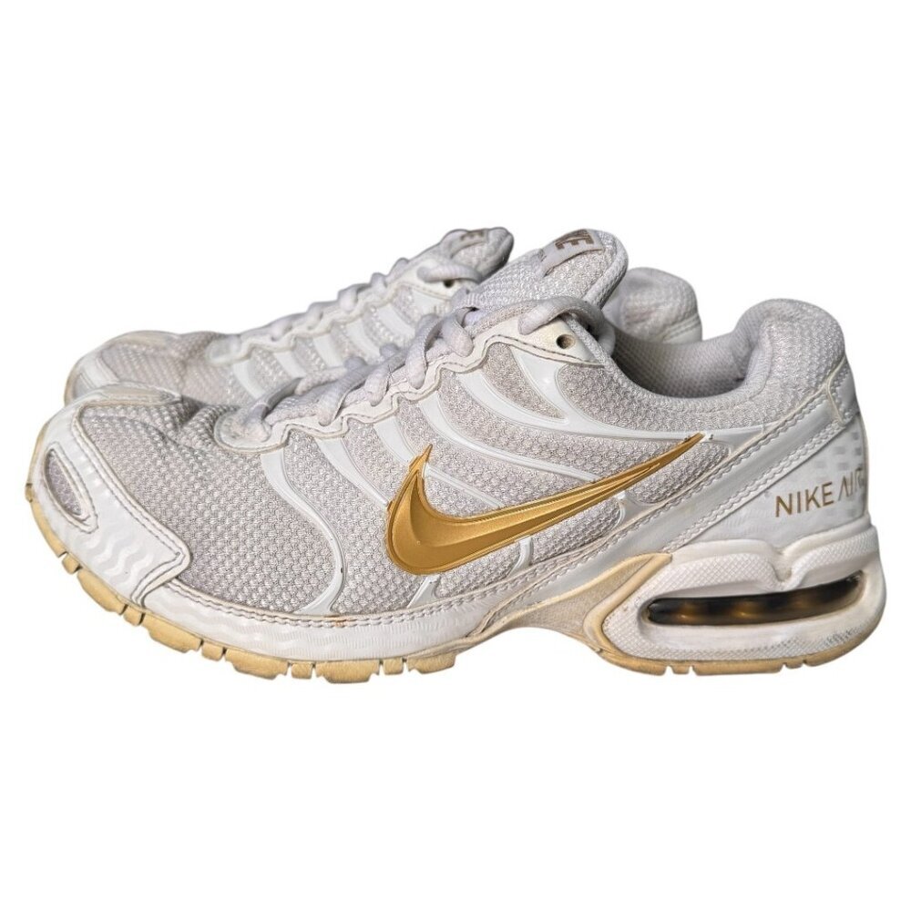 Nike Air Max Torch 4 Shoes Sneakers Woman's‎ sz 8 White CZ9376-100 Running